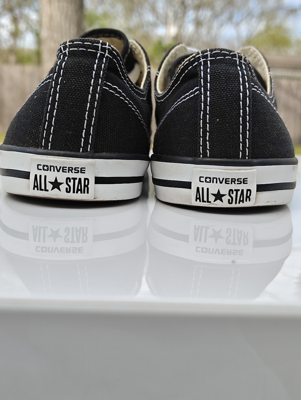 BLACK CONVERSE SNEAKERS - Picture 3 of 11